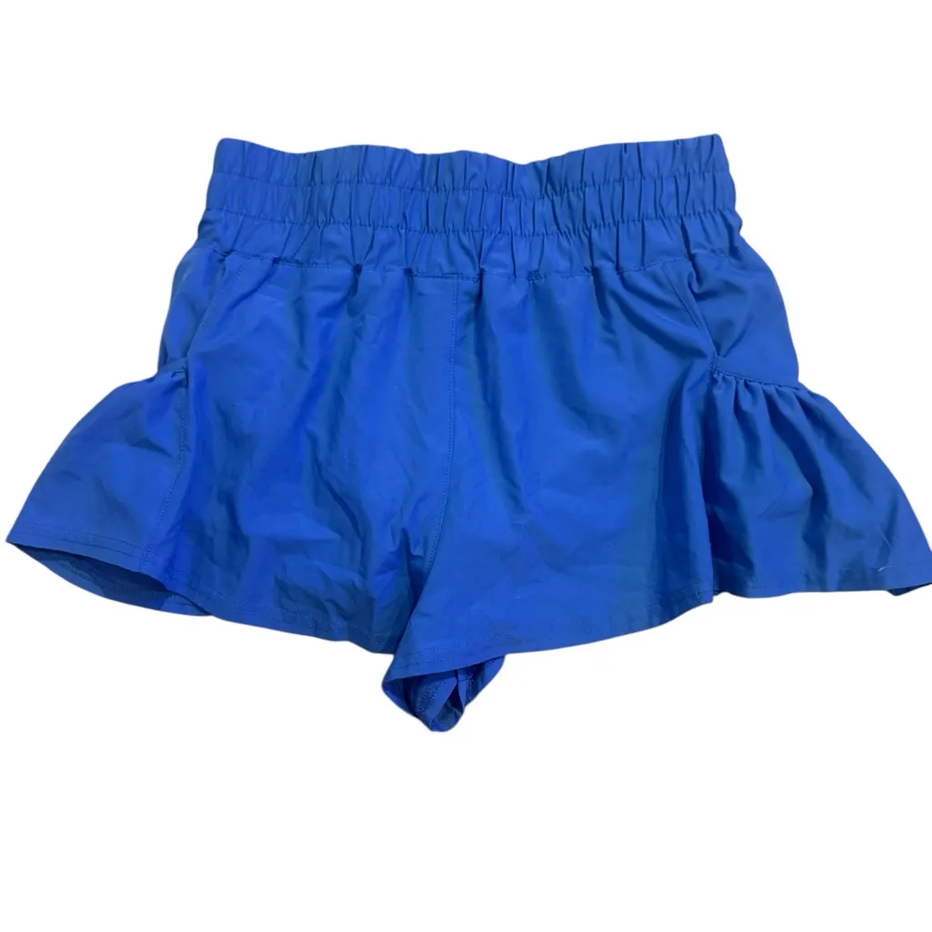 As Revival Women's Ruffled Shorts Blue - Image 2