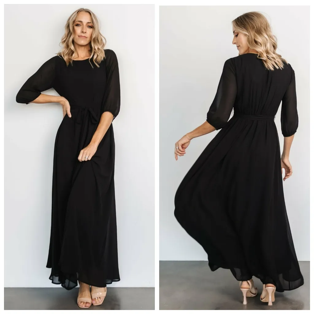 Baltic Born Rebecca Black Maxi Dress - Image 2