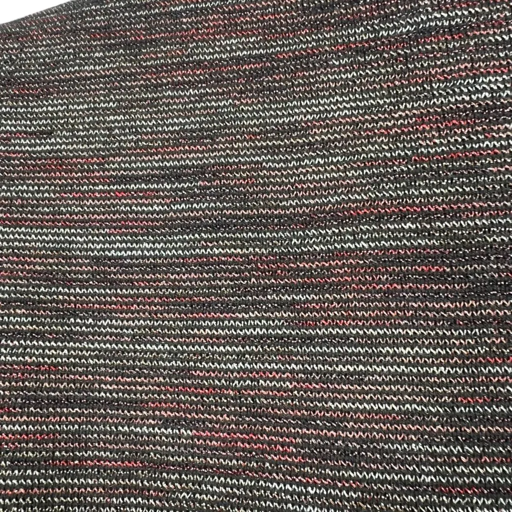 Bianca Saunders Glitz Metallic Striped Knit Pull On Pants Size Medium NWOT Purple - Image 6