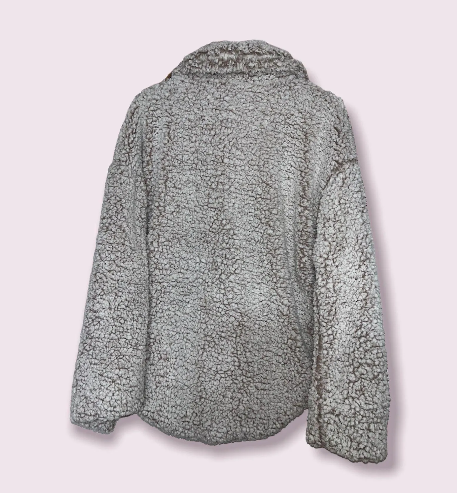 Thread and Supply Fuzzy Sherpa Button down Jacket - Image 2