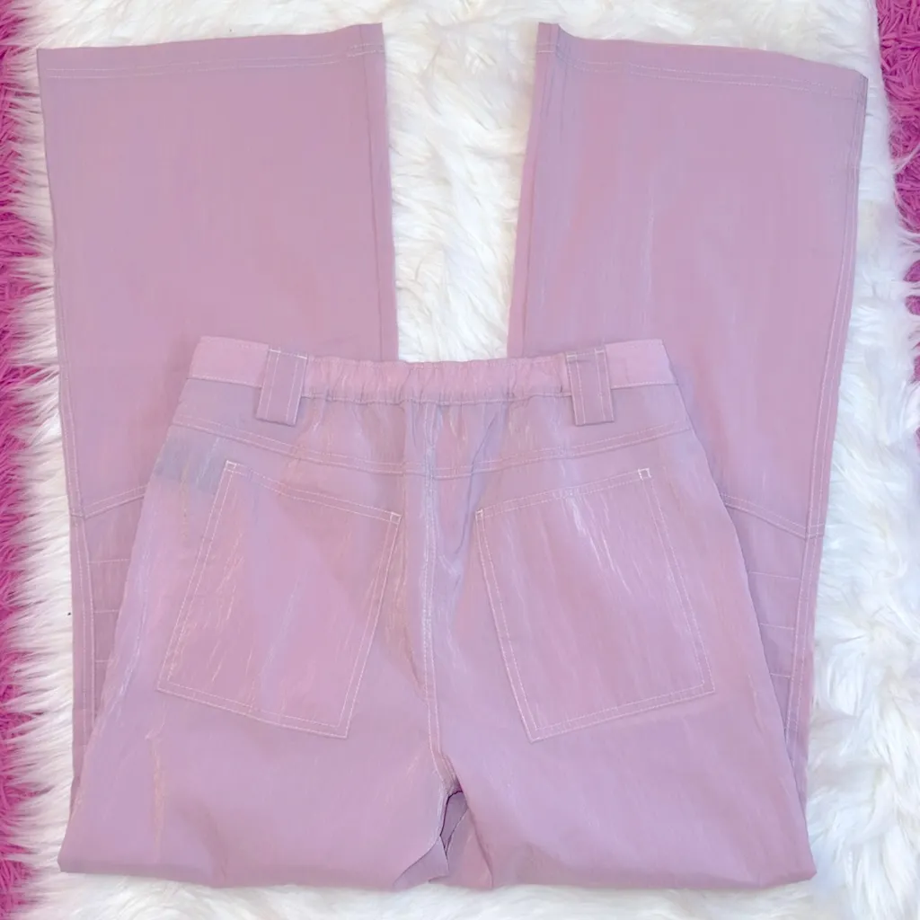 Silence + Noise Pink Flare Pants - Image 3