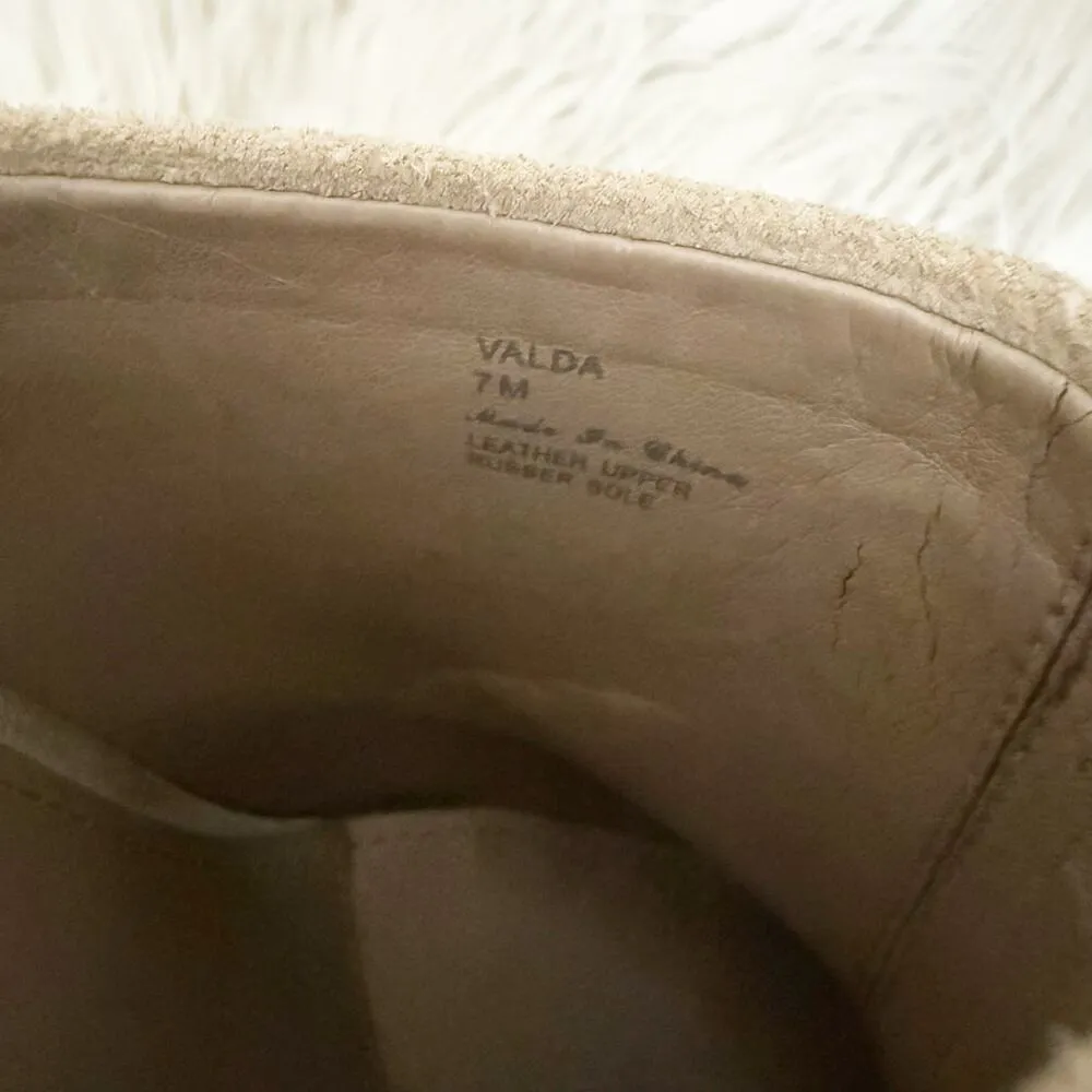 DONALD PLINER | Valda Clog Sand Tan Heeled Mules Slide On Boots Heels | Size 7 - Image 8