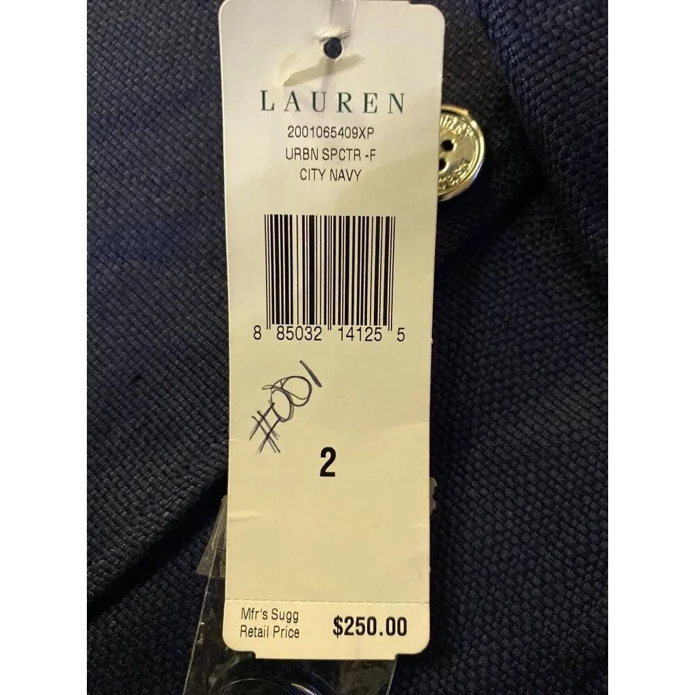 Lauren Ralph Lauren Blazer Womens 2 NEW Urban Spctr -F City Linen - Image 8