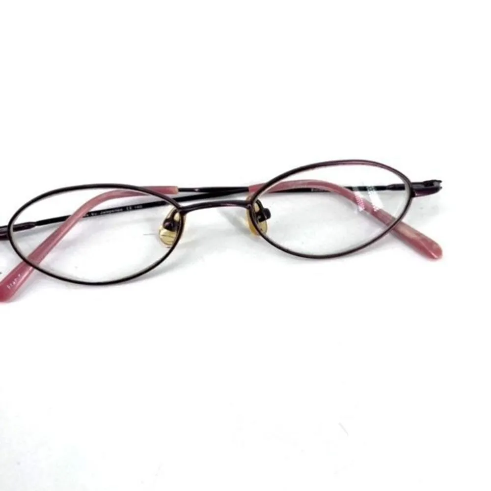 Vintage‎ Dove by Jalapenos Bordeaux 140 Prescription Lenses Optical Eyeglasses Pink - Image 2