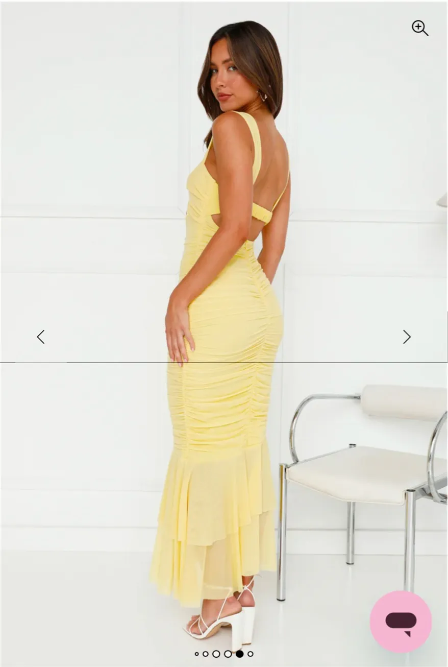 Maxi Dress Yellow Hello Molly - Image 2