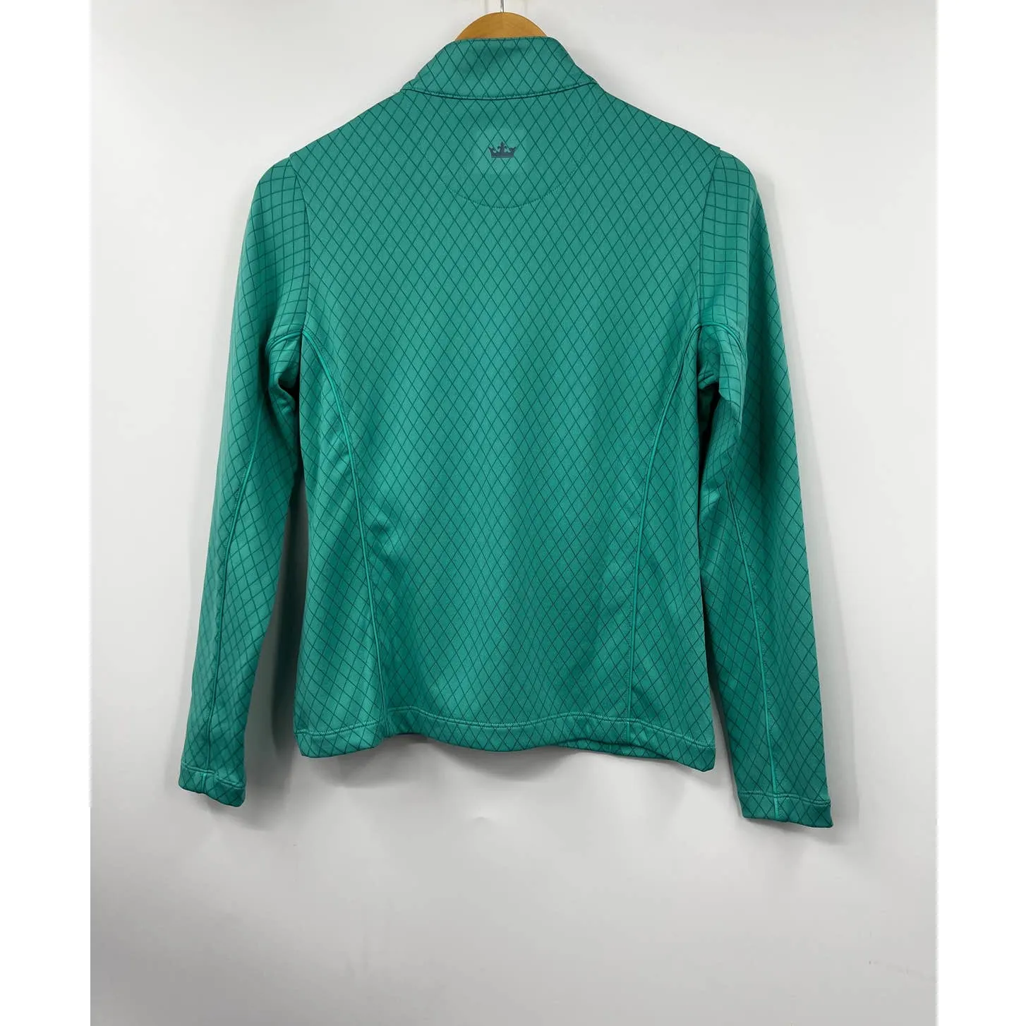 Peter Millar Women's Full Zip Activewear‎ Track Jacket Long Sleeve Green Size S - Image 5