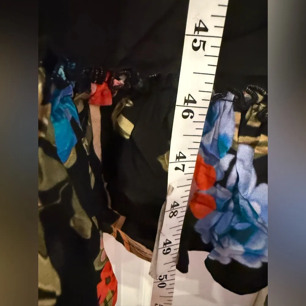 Johnny Was Royal Long Ruffle Kimono Size XS NWT - Image 8