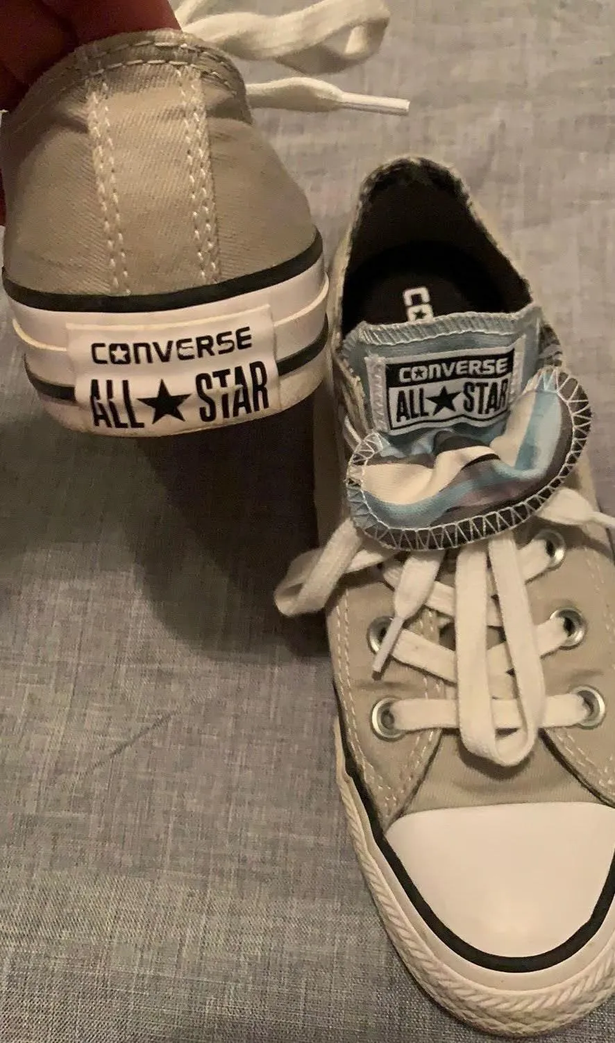 Gray Double Tongue Sneakers - Image 4