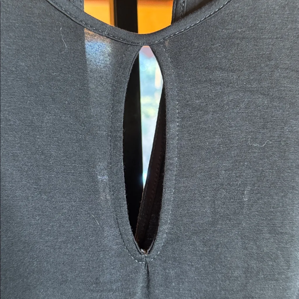 Feel the Piece Terre Jacobs Black Jumpsuit Wide Leg Open Back Size XS / Small - Image 8