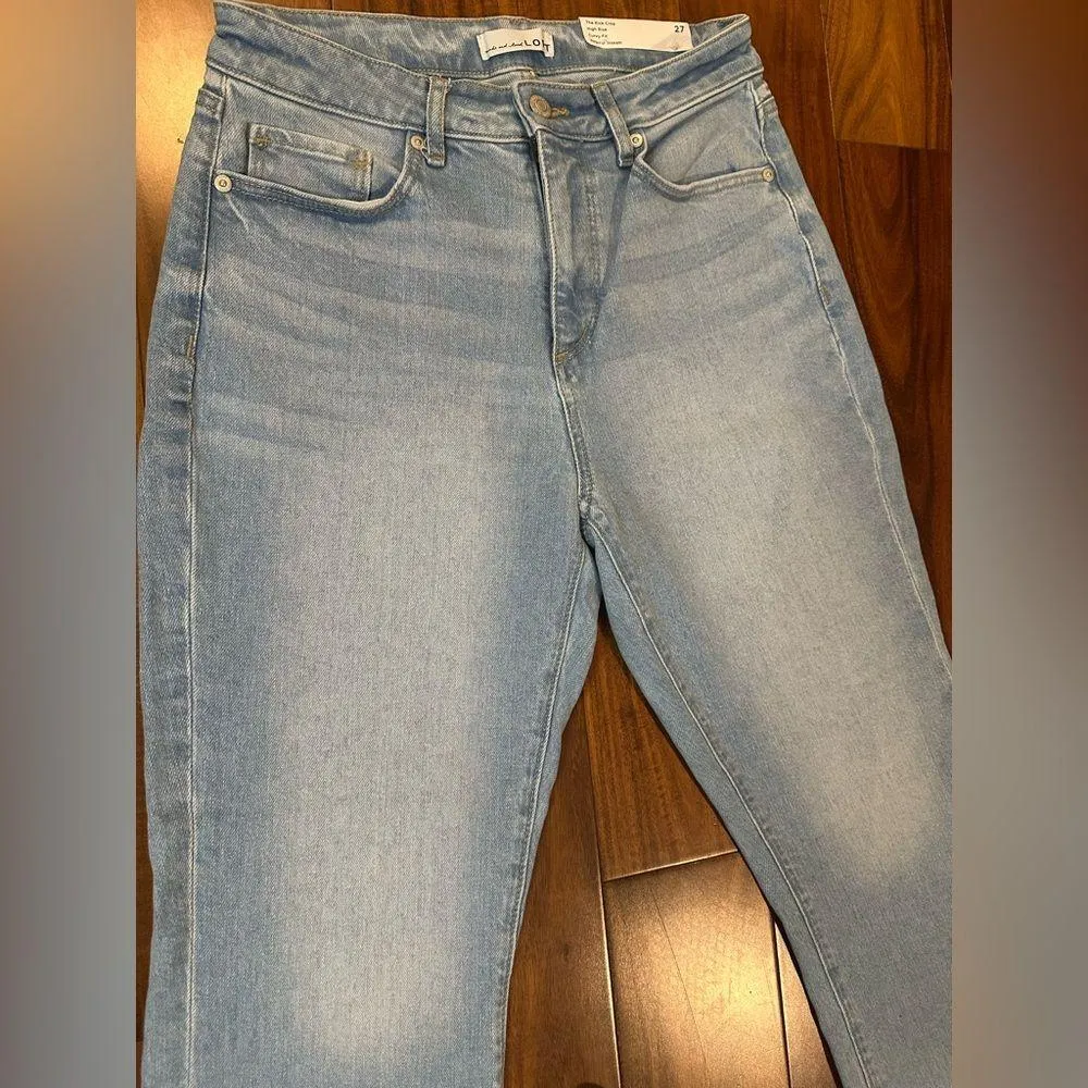 Loft Kick Crop Highrise Denim Jeans - Image 4