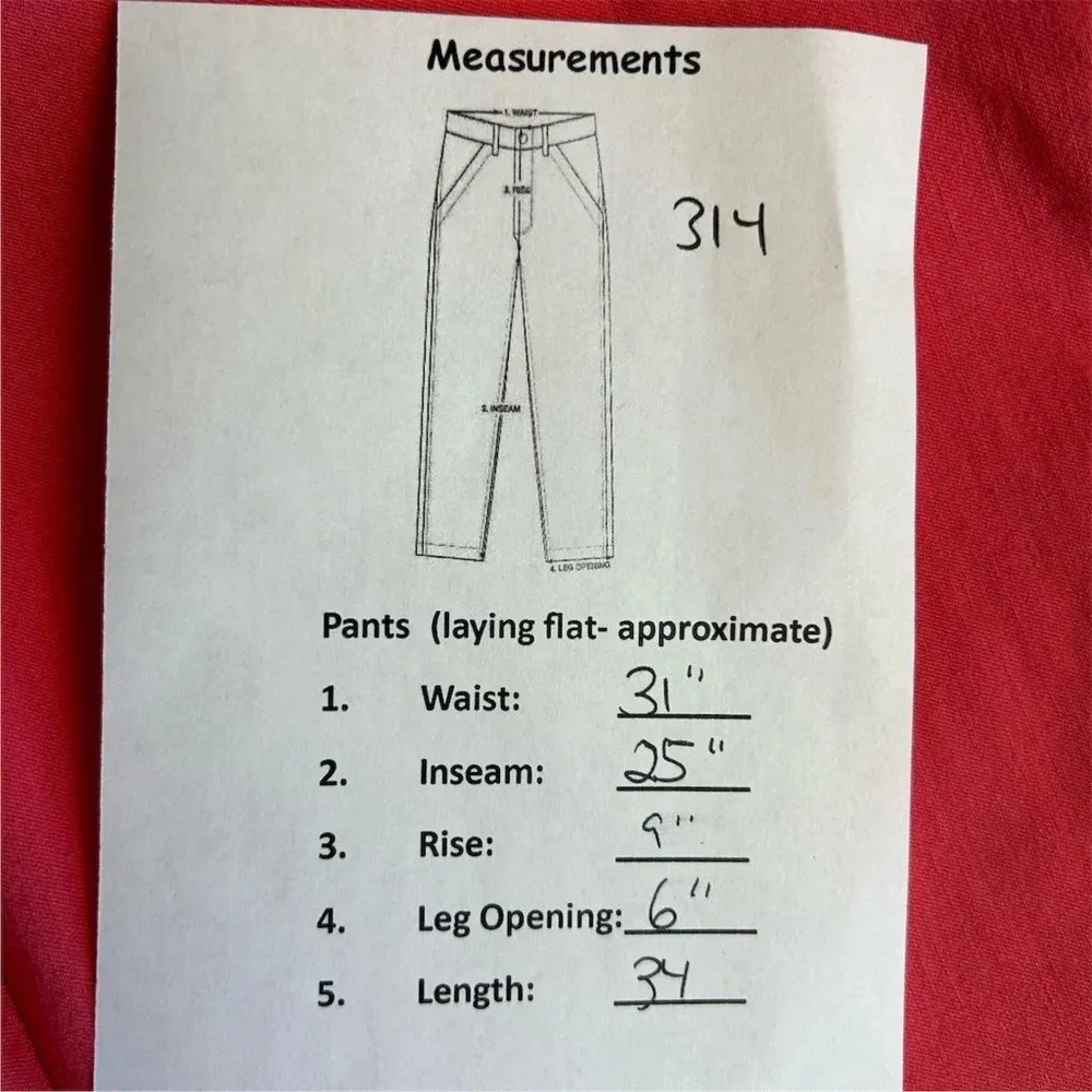 Mario Serrani Women's Salmon Pink  Skinny Ankle Pants Size 8 Casual - Image 9