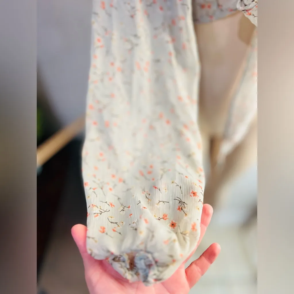 Windsor Where You'll Bloom Tie-Front Top size L with tags - Image 9