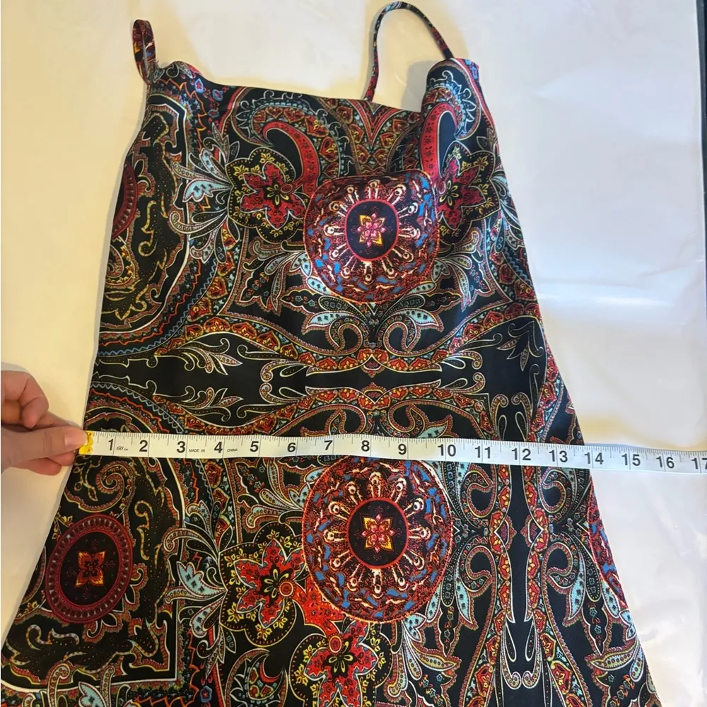 Privé Tie Backless Floral Cami Dress Size Medium - Image 7