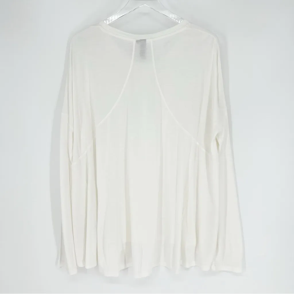 Sweaty‎ Betty Easy Peazy Long Sleeve T-Shirt XL White - Image 4