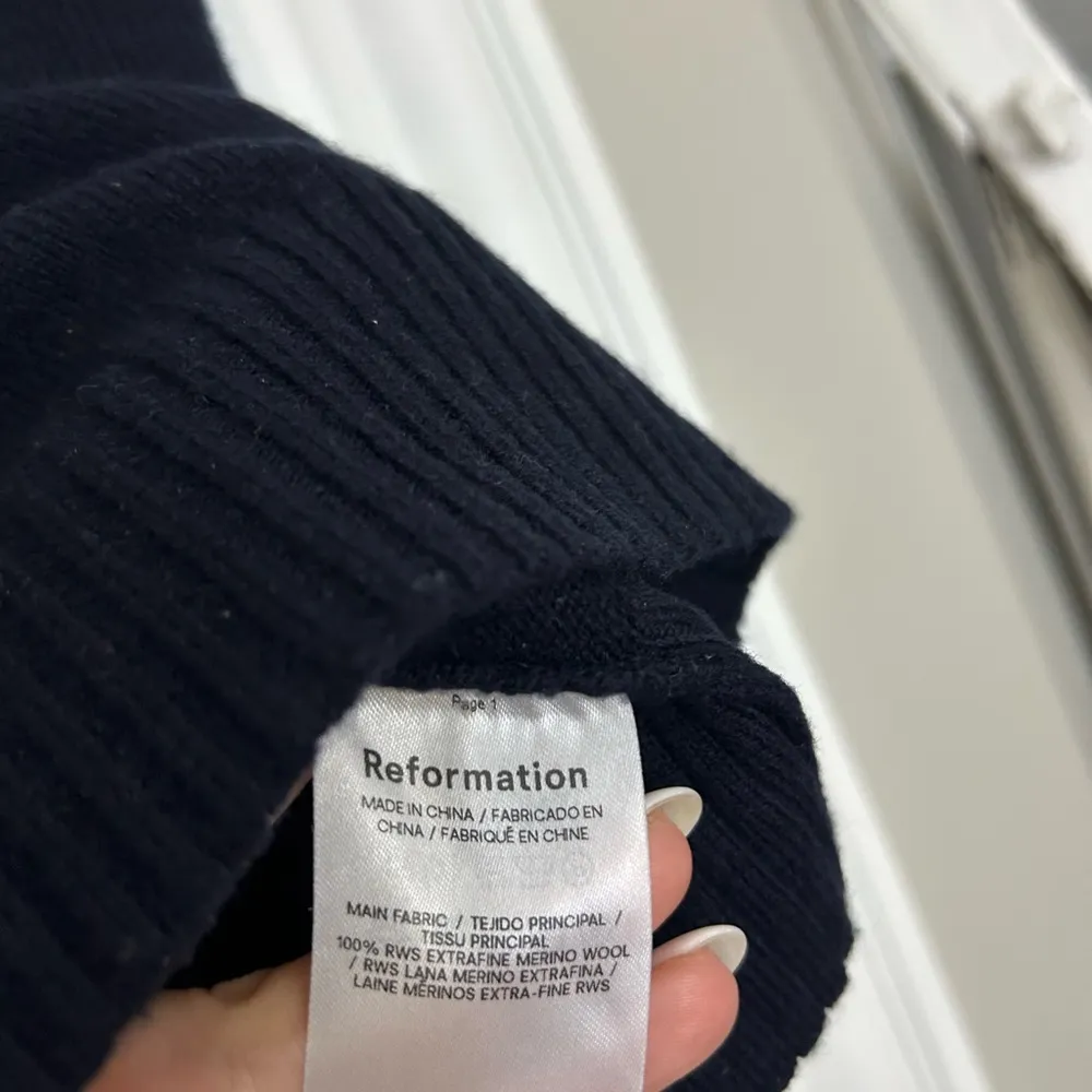 Reformation x Kacey Musgraves Natalie Short Sleeve Wool Sweater - Image 4