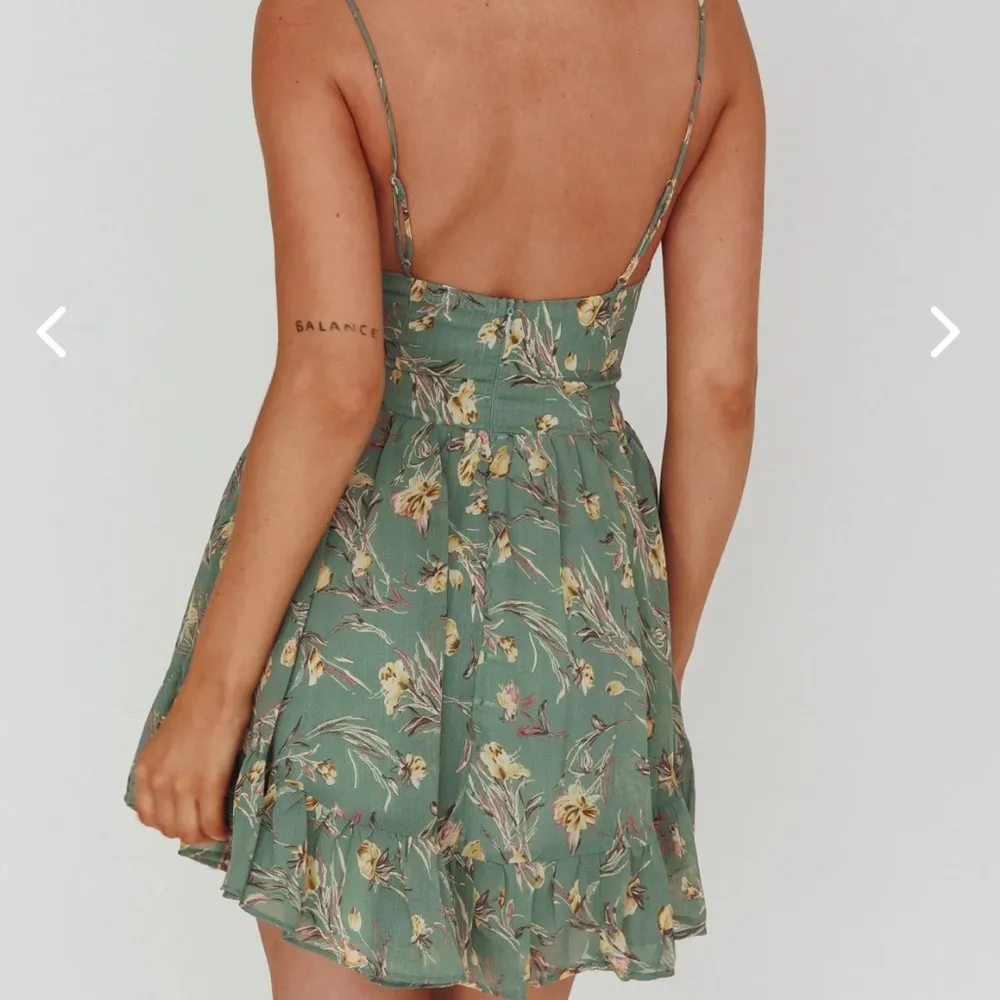 Hello Molly | Sage Floral Dress - Image 3