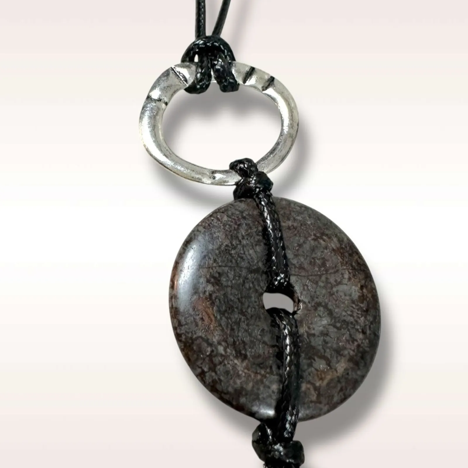 Free People Waterhouse Long Pendant Necklace Black NWT Western Bohemian Choker - Image 10