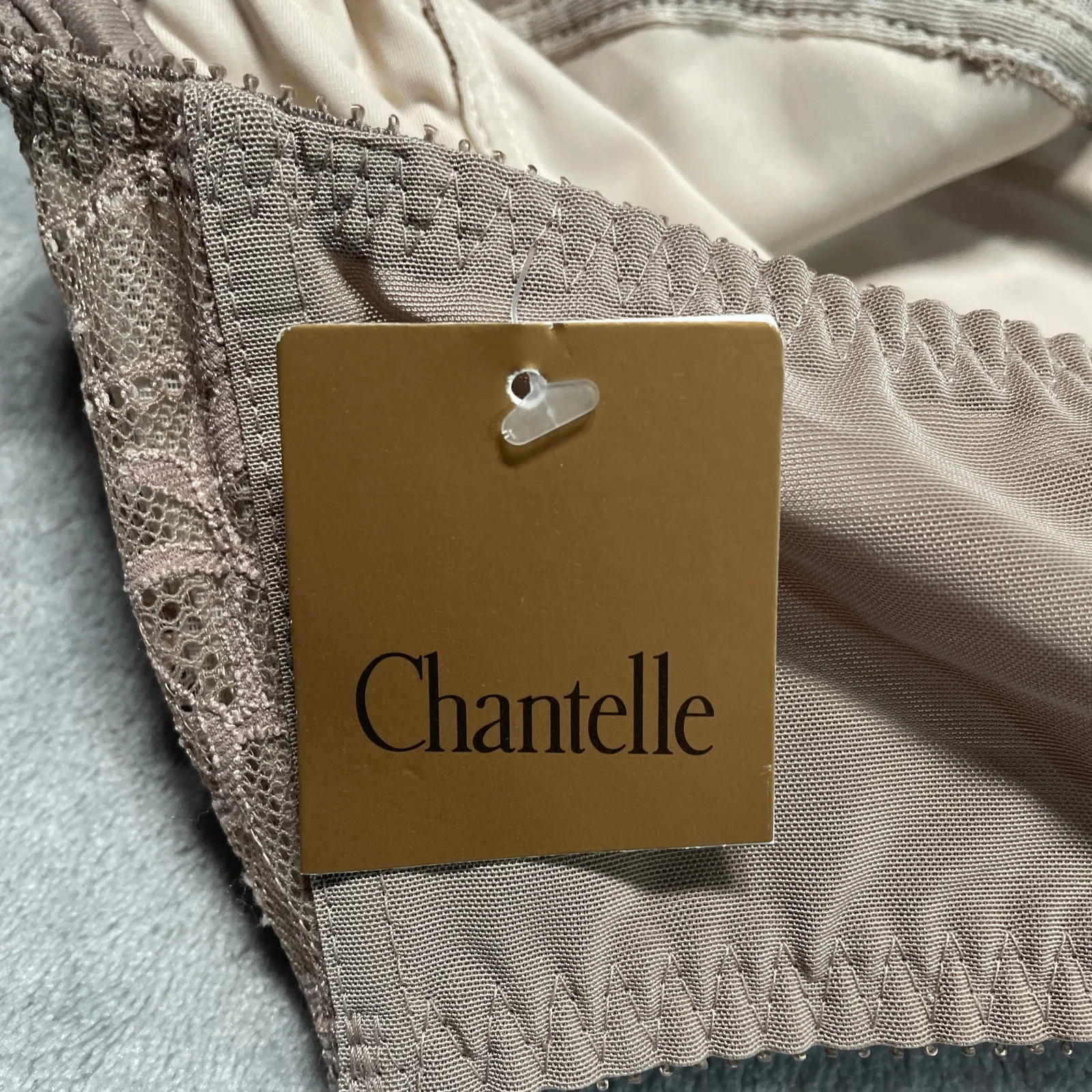 Chantelle Bra Womens 40DD Tan Rive Gauche Full Coverage Underwire Hazel New - Image 6