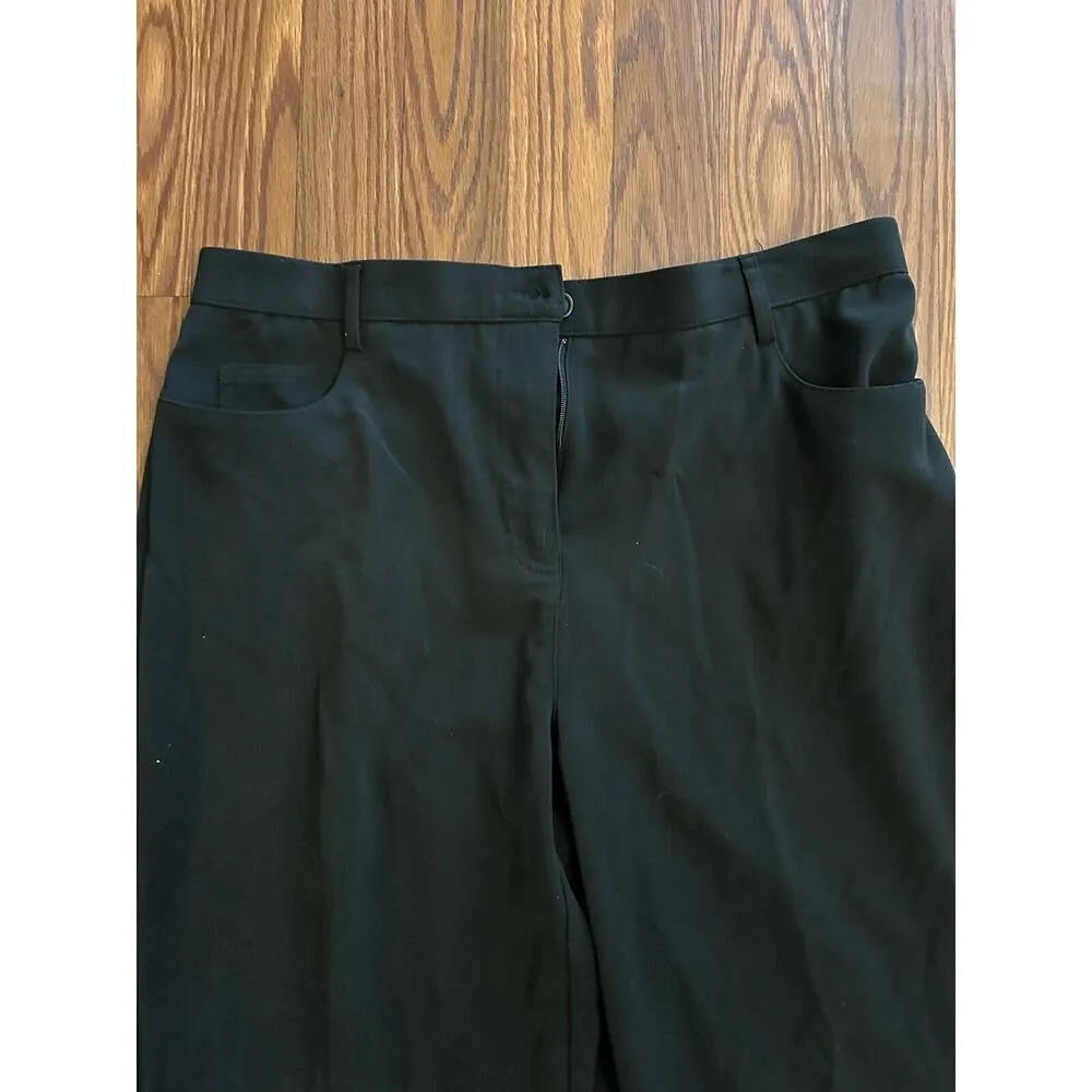 Harve Benard Pants Womens Size 14 Flat Front Stretch Trousers - Image 2