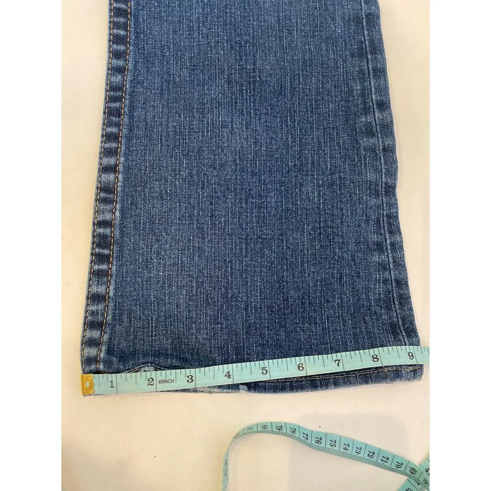 True Religion Bootcut Blue Denim Blue Jeans EUC Sz 31 Cotton - Image 15