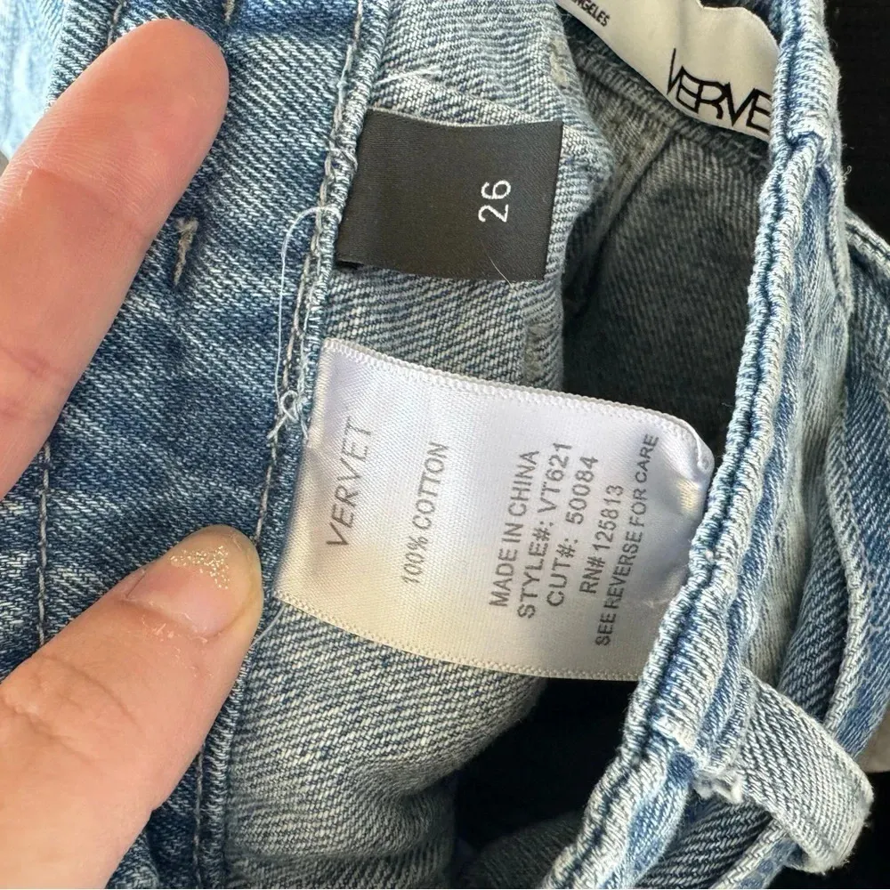 Vici Dolls Vervet Hi Rise Paper Bag Distressed Jeans - Image 4