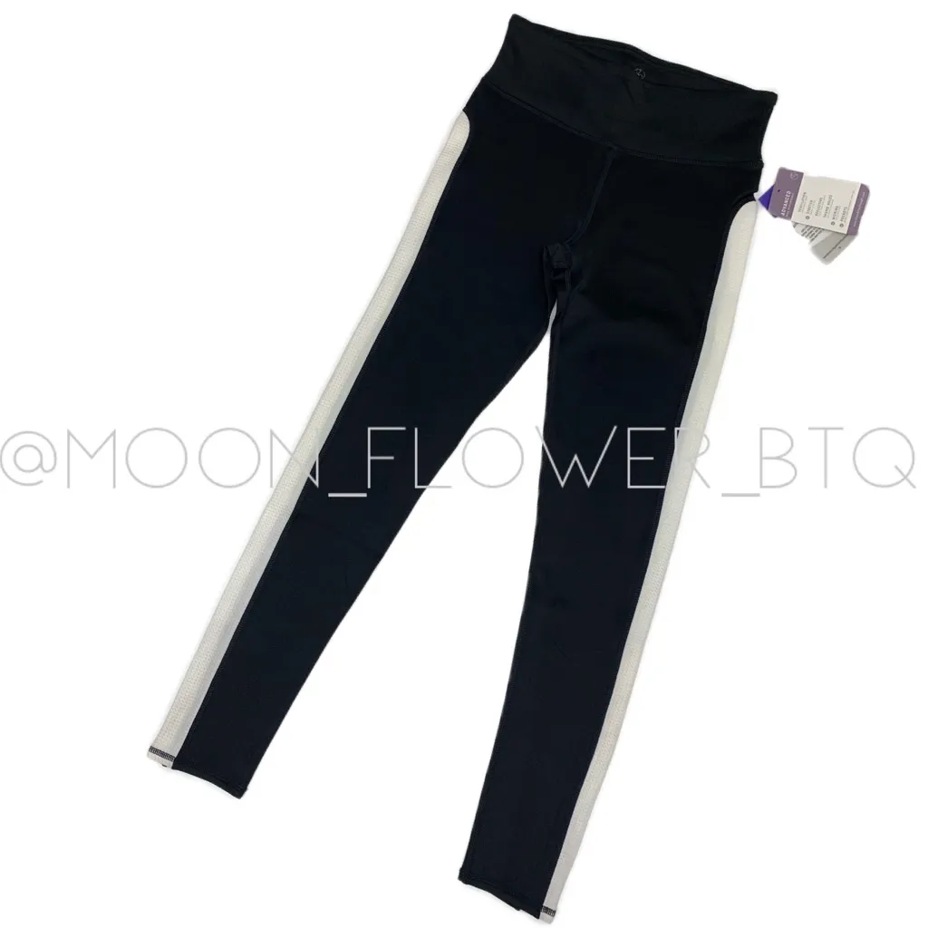 Threads 4 Thought Black High Performance Leggings – Moisture Wicking, Mid Rise - Image 4