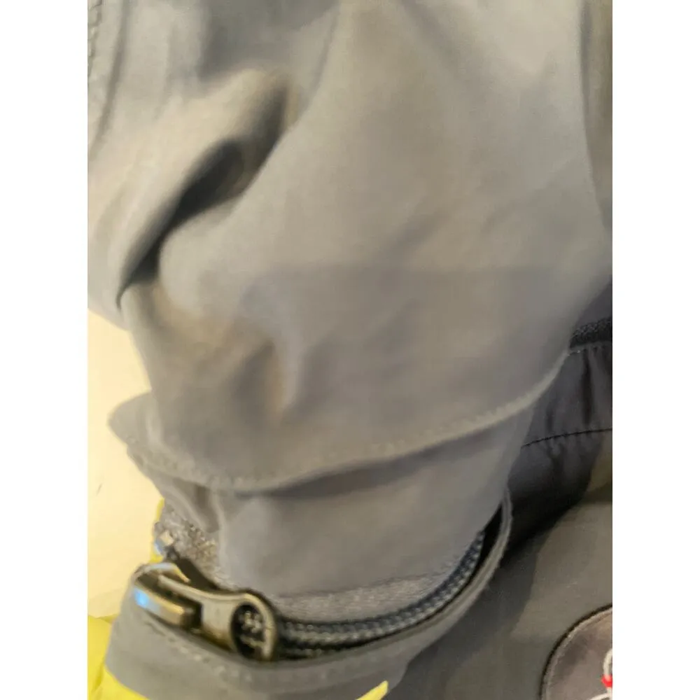 Burton Formula Gray Lime Green Snowboarding Jacket Sz M Fleece Lined Winter Warm - Image 13