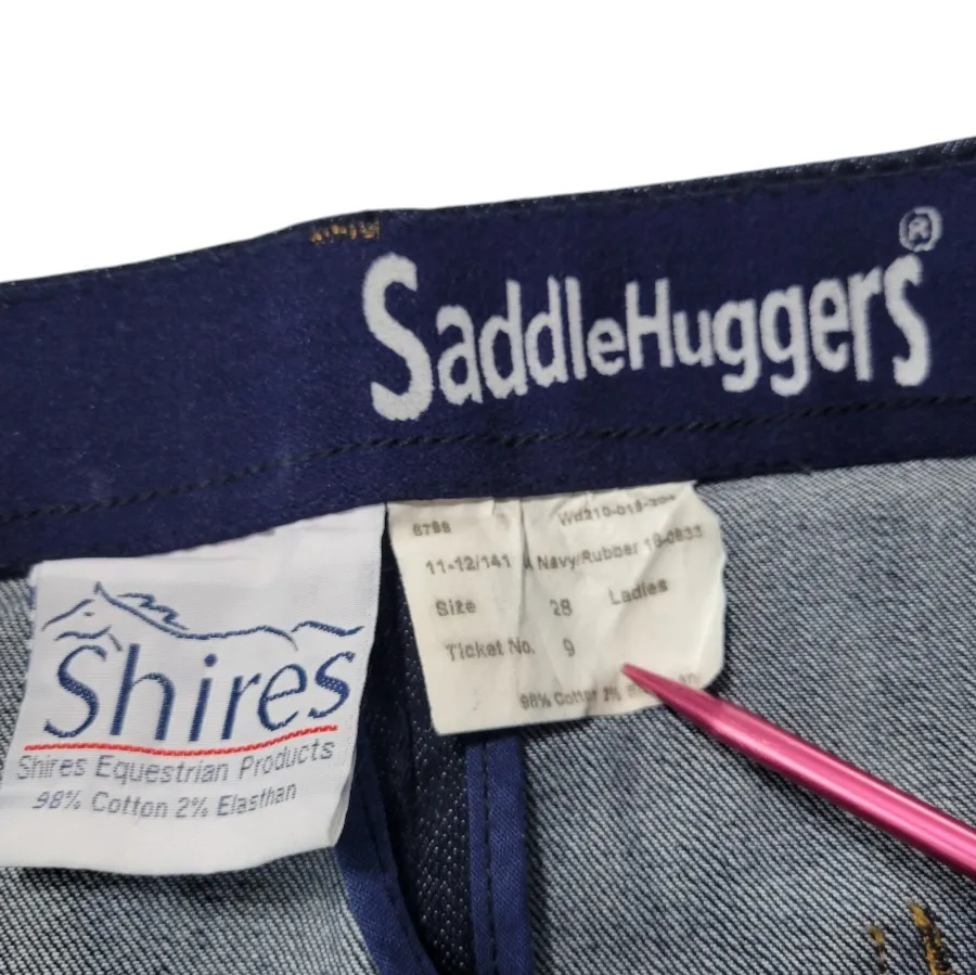 Shires Equestrian Jeans Size 28 W29"L31" Womens Breeches Saddle Huggers New NWOT - Image 7