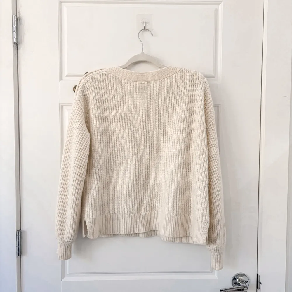 Madewell Boatneck Button-Shoulder Sweater - Image 7