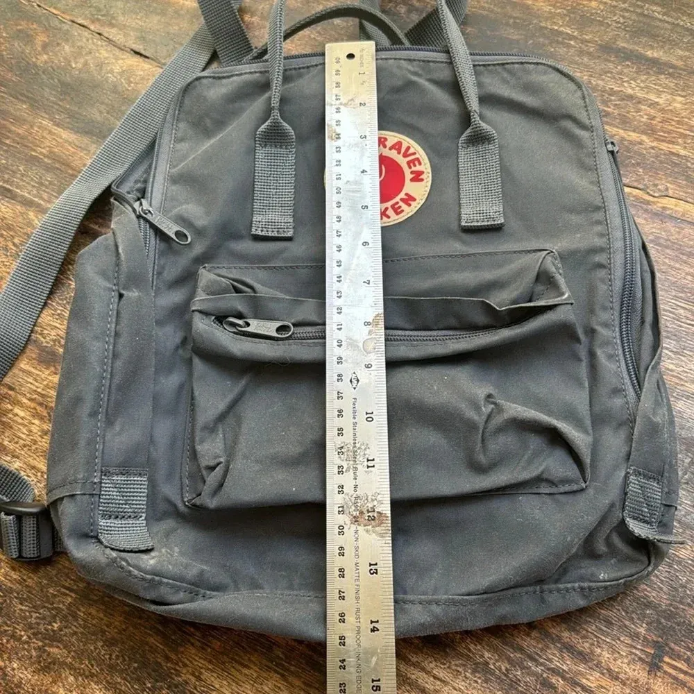 Fjallraven Kanken Backpack grey full size Gray - Image 5