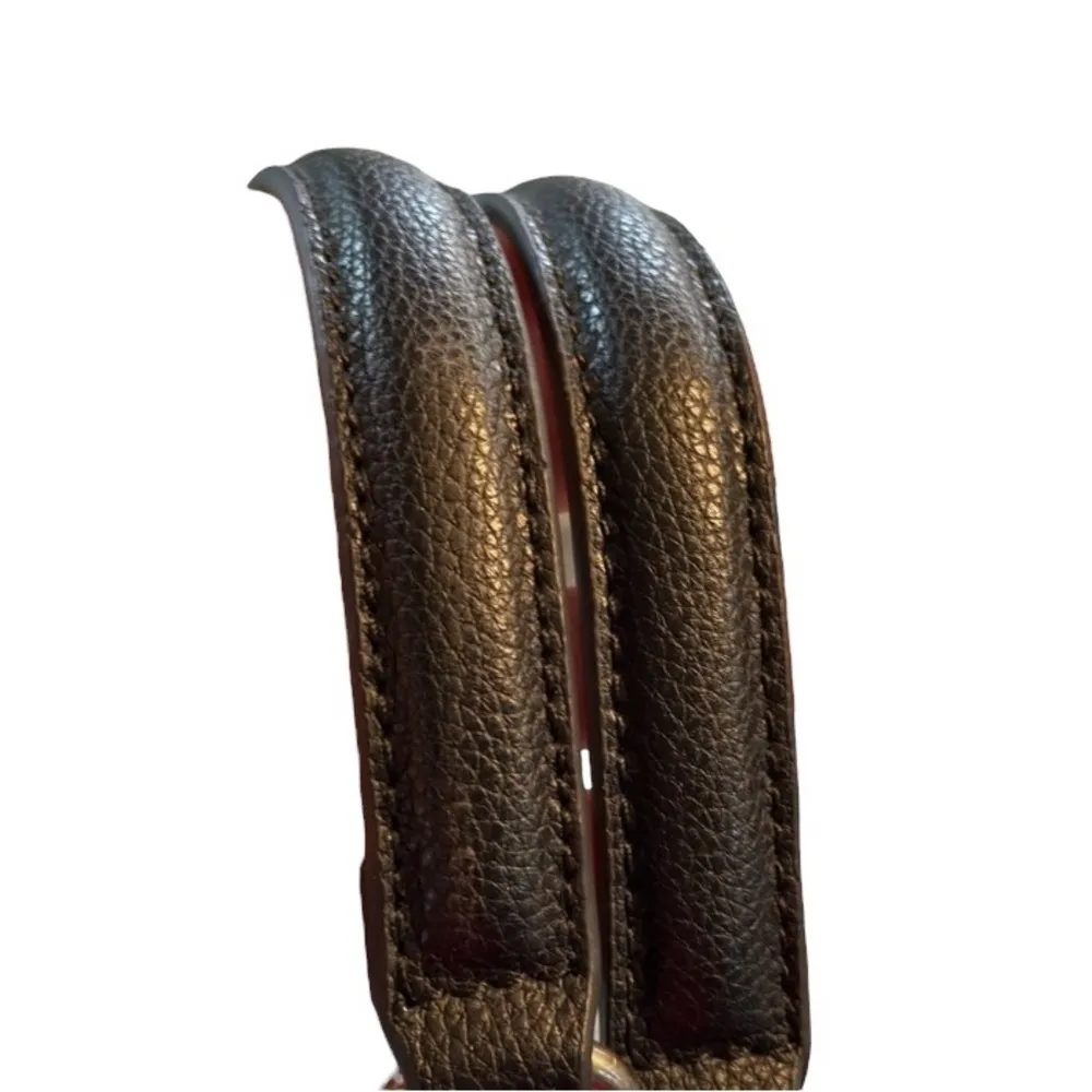 Kurt Geiger Chelsea raffia Tote Bag with matted gun metal strap - Image 9