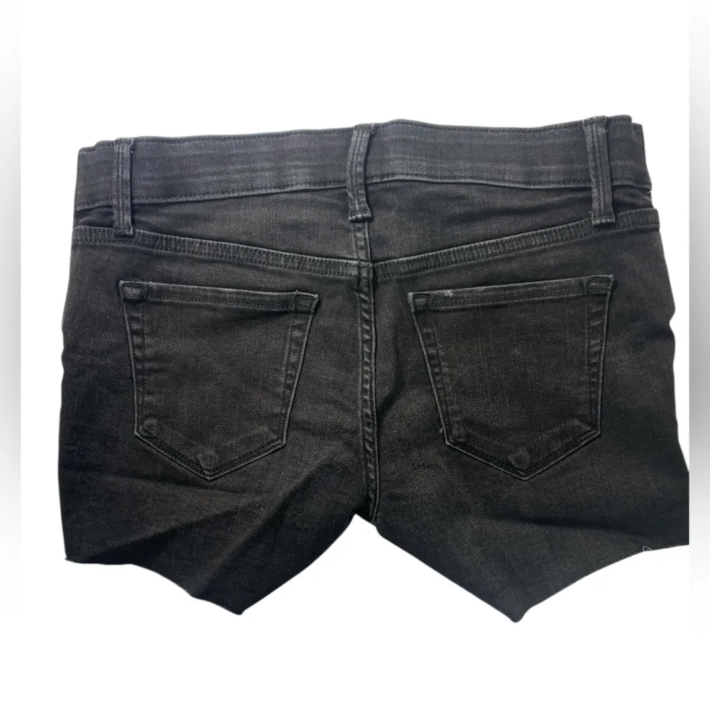 Isabel Maternity by Ingrid & Isabel Women’s 00 black washed denim stretch shorts Size undefined - Image 3