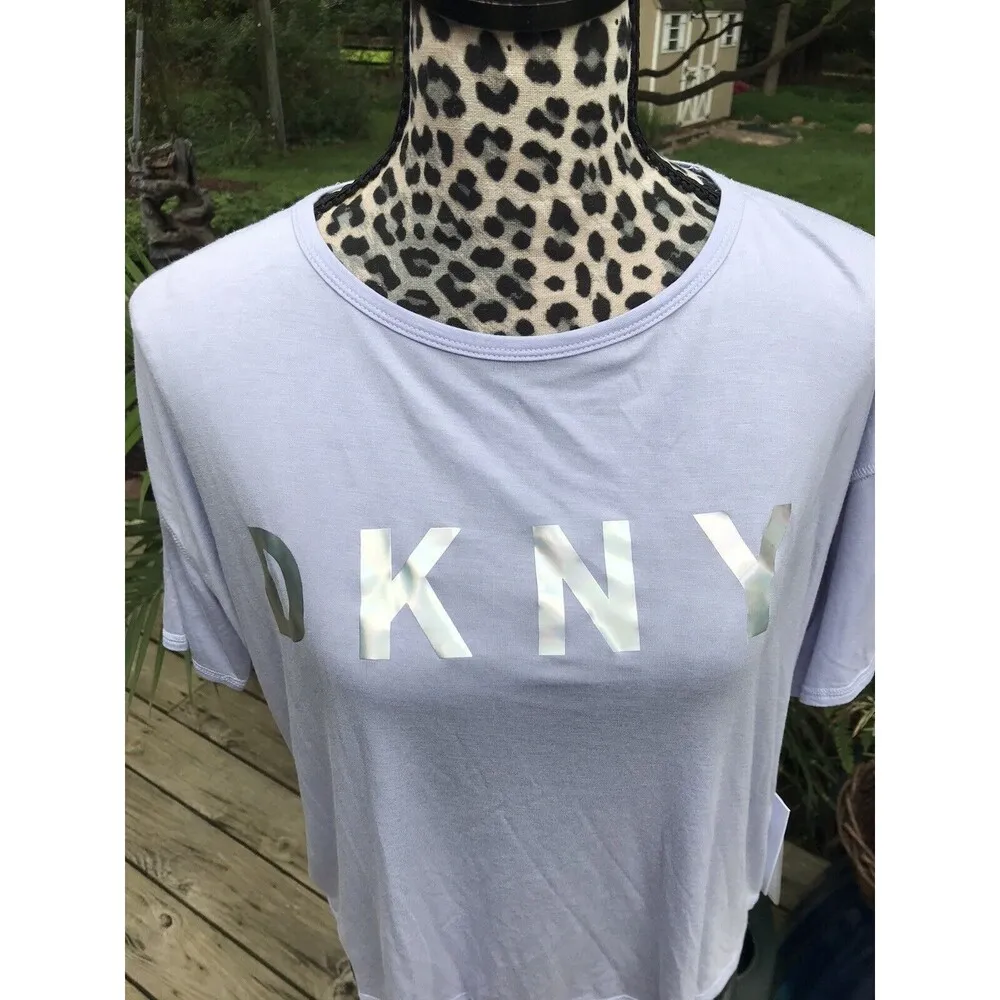 DKNY Sport Women's Split Back Yoga T - Image 2