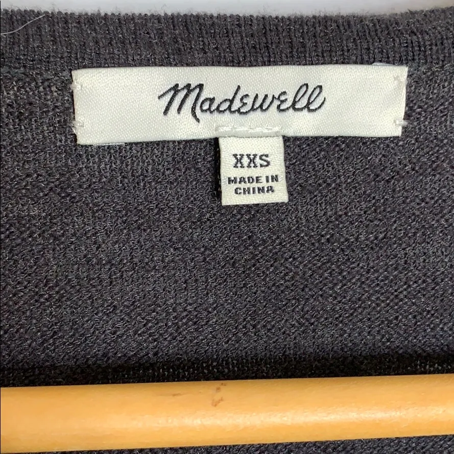 Madewell gray summer‎ Ryder cardigan - Image 4