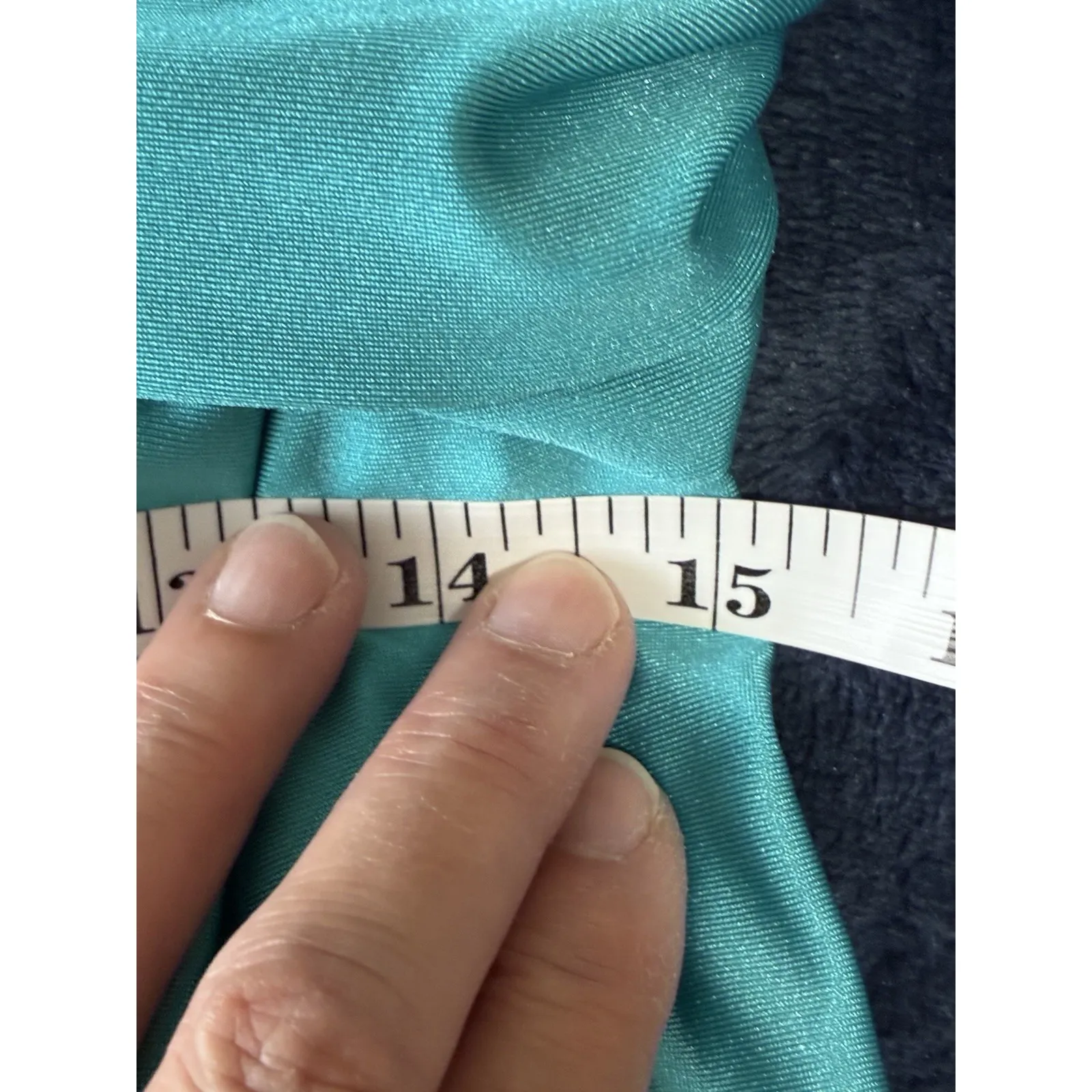 Tate Off The‎ Shoulder Top Size Large (E7) Blue - Image 6