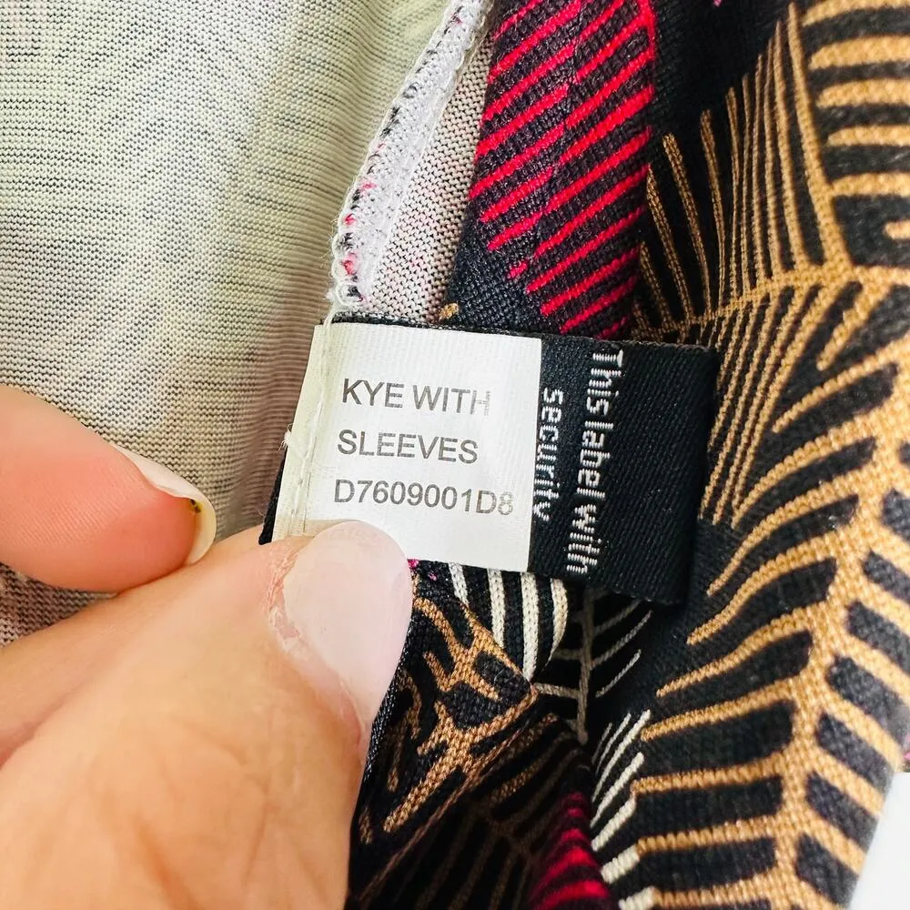 Diane von Furstenberg Kye with Sleeves wrap dress Size 8 - Image 5