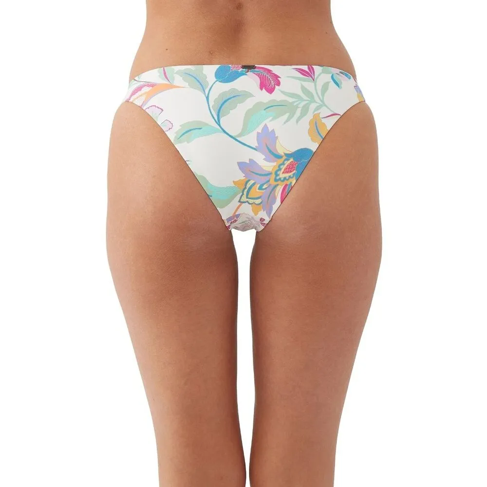 O'Neill Juniors Villa Floral Rockley Medium-Coverage Bikini Bottom White XL - Image 3
