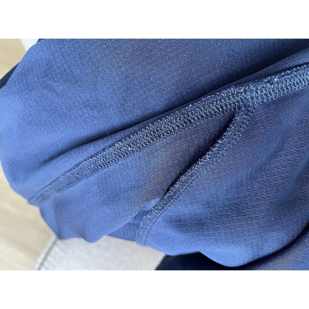 Alo Yoga Women’s High Waist Straight Leg Sweatpants Navy Size Medium CENTURIONS - Image 6