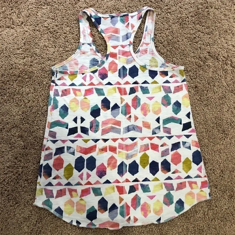 Patterned tank top small White - Image 3