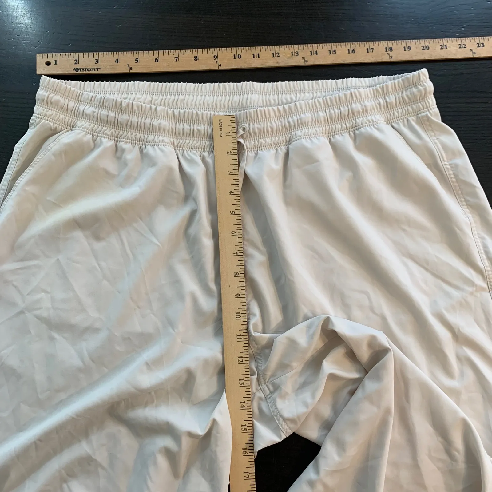 Old Navy Stretch Tech Wide Leg Pants Women's XXL Beige Dry Quick Neutral Sporty - Image 6