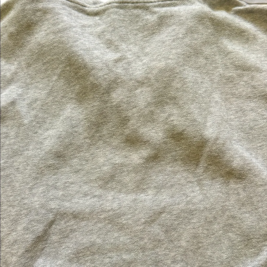 American Eagle Outfitters Gray V-Neck hoodie with Floral Embroidery - Image 15