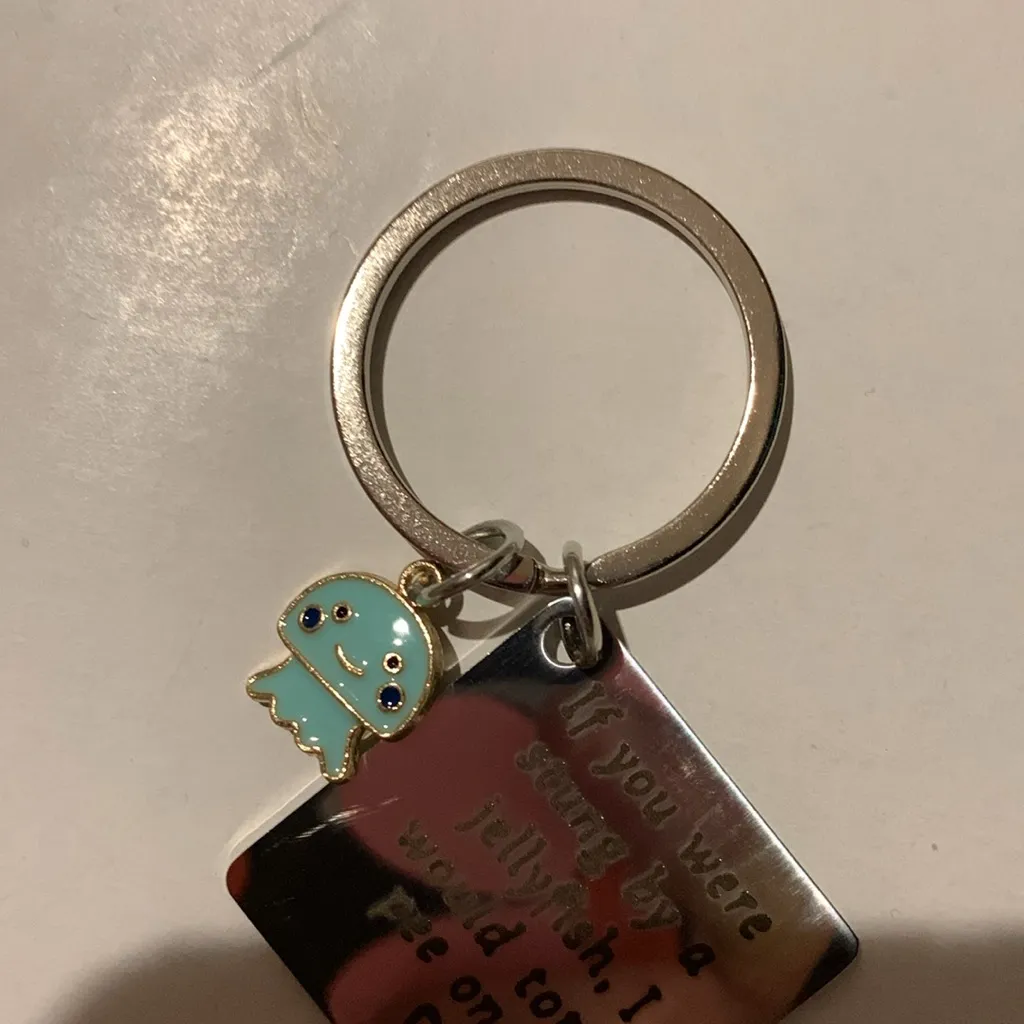 New keychain, if you were stung by a jellyfish, I would totally pee on you - Image 2