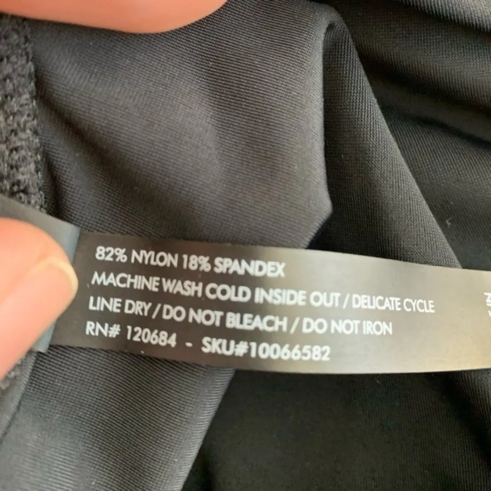 Torrid Black Ruffle Front Tankini Swimsuit - Image 5