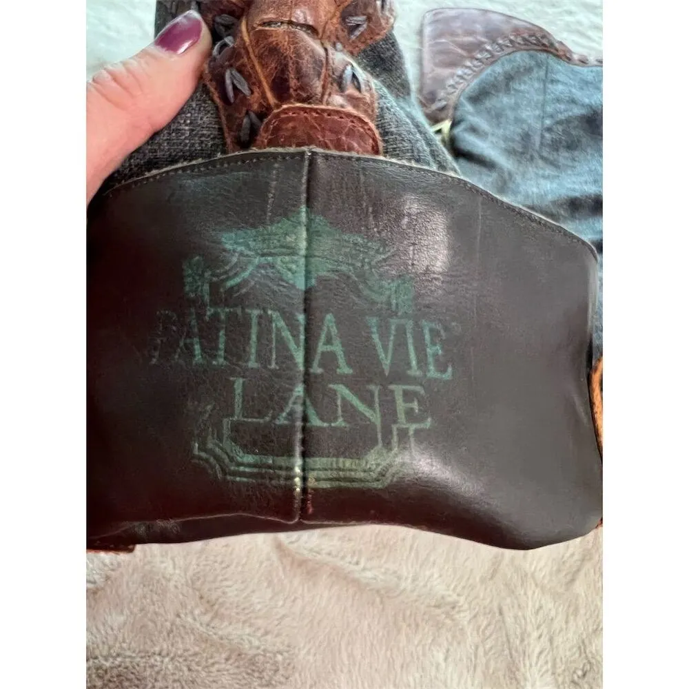 Lane Women's Western Boots Size 8 Gray Mid - Image 12