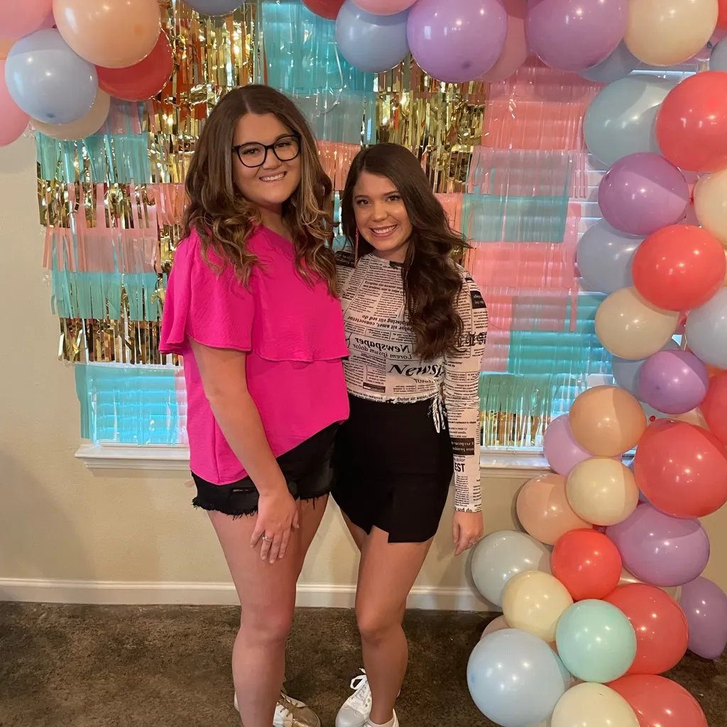 Newspaper Print Mesh Long Sleeve Top - Image 3