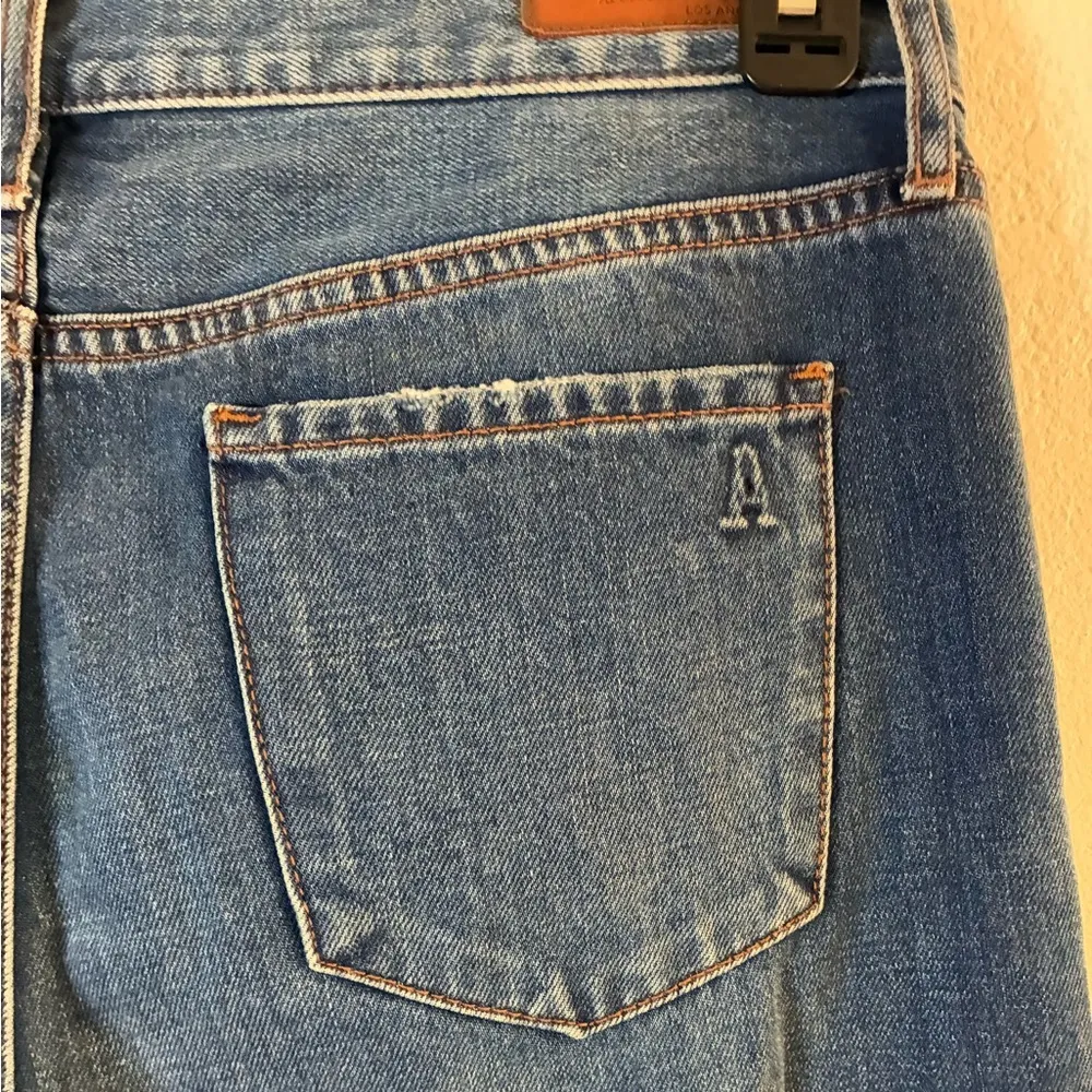 Articles of Society Blue Women's Ankle Skinny Slightly Distressed Denim Jeans 27 - Image 9