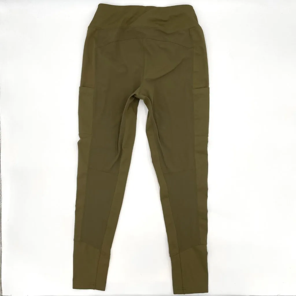 REI Leggings Olive Green Women Size XS Athletic Running‎ Workout Pants Pockets - Image 2