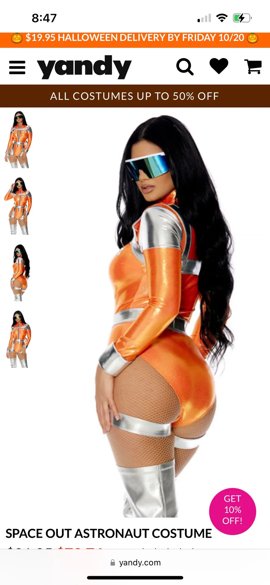 Astronaut Halloween Costume Women Sexy - Image 2