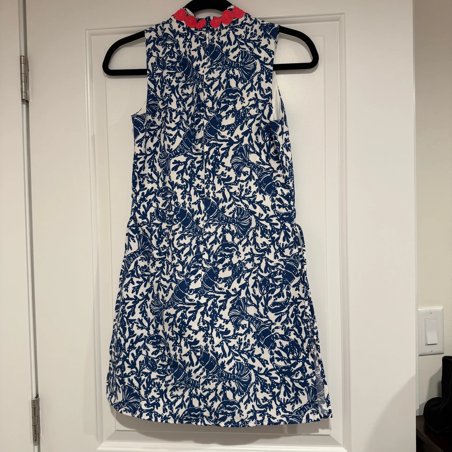 Lilly Pulitzer Jonna Shift Romper Krillin It Oyster Bay Navy Size 00 NWT - Image 9