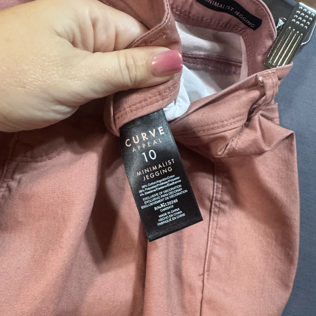 Pink minimalist jegging Size 10 - Image 3